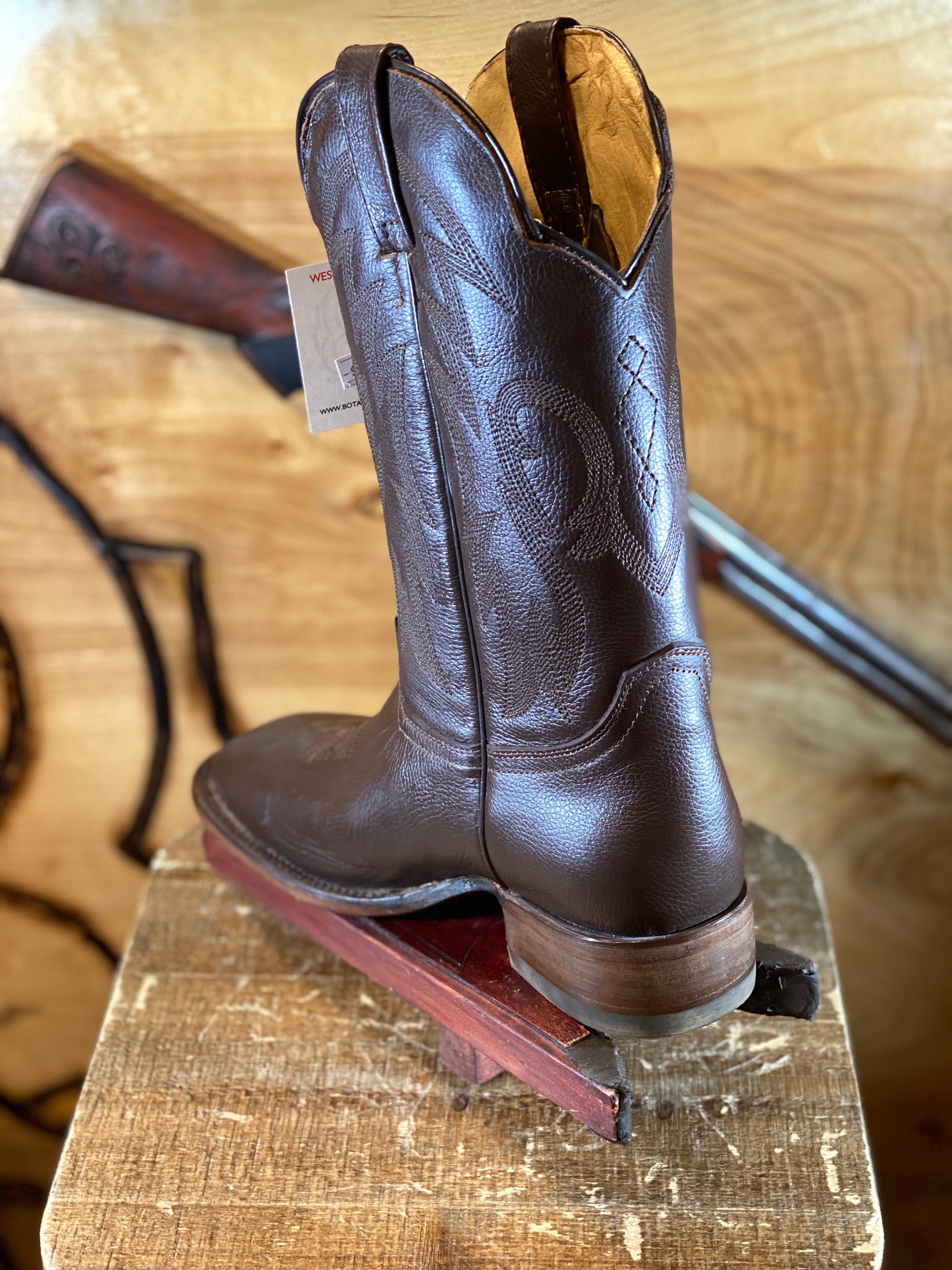 #8 EE USA DARK BROWN SQUARE TOE BOOT ‼️ON SALE‼️