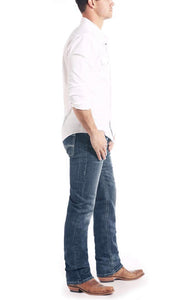 Rock & Roll Denim Reflex Revolver Slim Straight V Flat Seam Jean- M1R2371