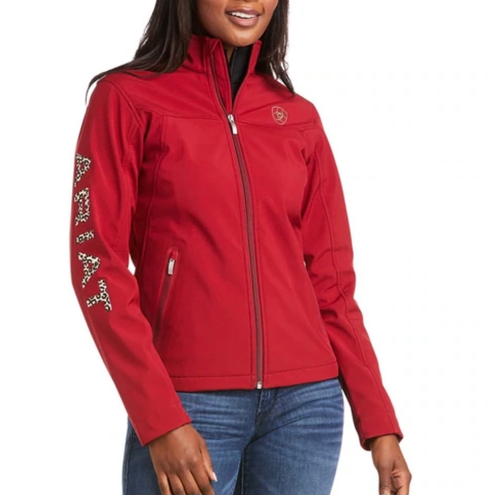 WOMENS ARIAT NEW TEAM SOFTSHELL JACKET CHEETAH (10037397)