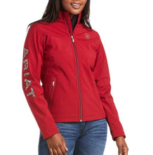 Load image into Gallery viewer, WOMENS ARIAT NEW TEAM SOFTSHELL JACKET CHEETAH (10037397)