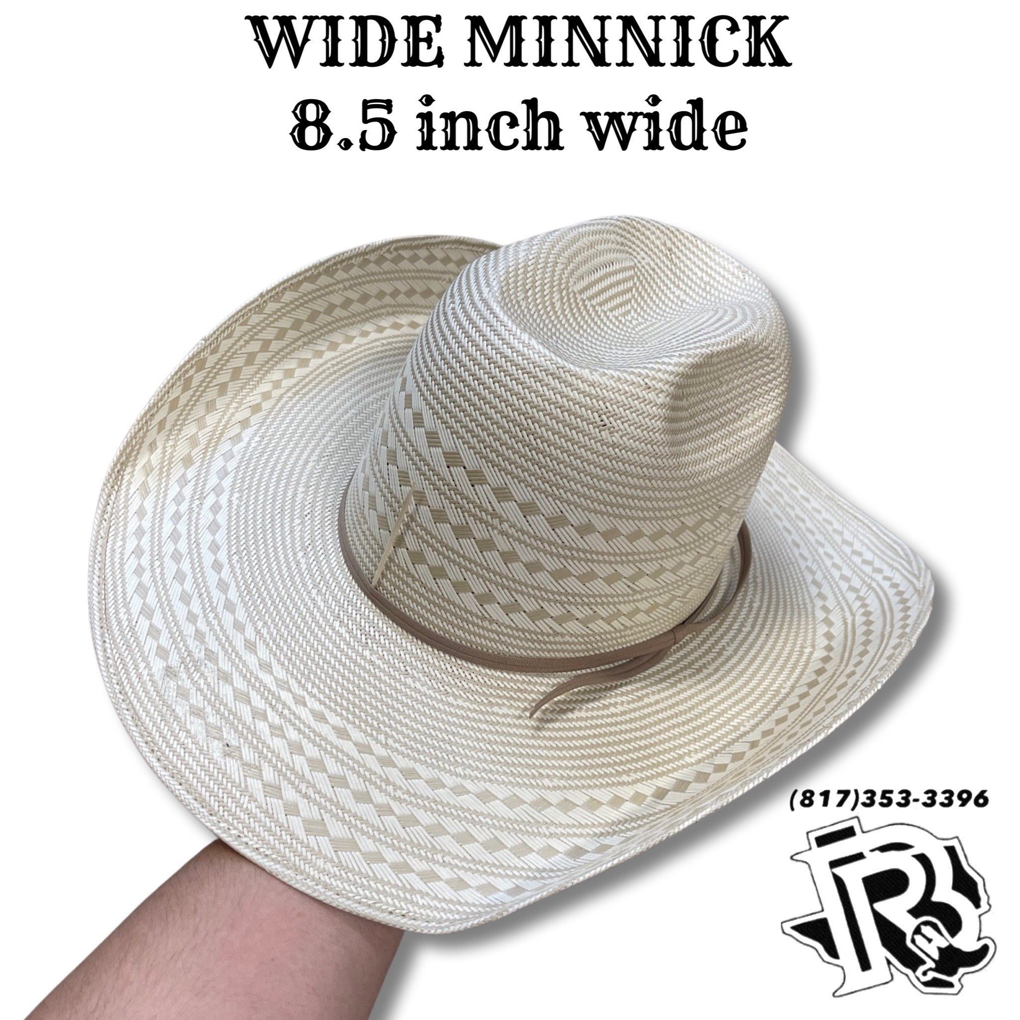 “ Waxahachie “ | MEN WESTERN COWBOY STRAW HAT 4 1/4 INCH BRIM
