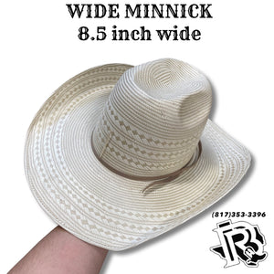 “ Waxahachie “ | MEN WESTERN COWBOY STRAW HAT 4 1/4 INCH BRIM