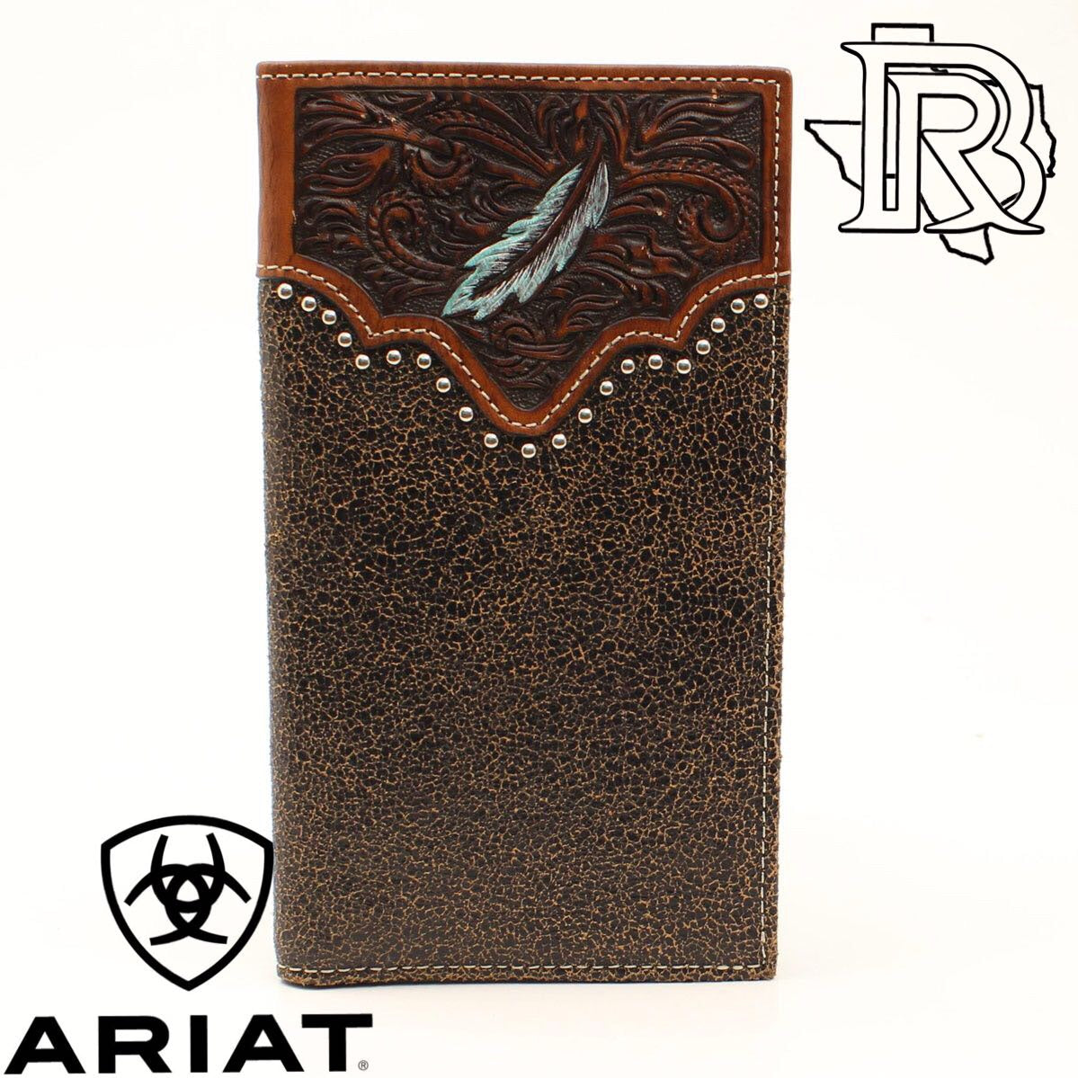 ARIAT RODEO WALLET FEATHER A3539308