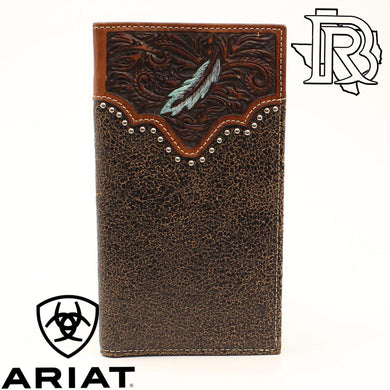 ARIAT RODEO WALLET FEATHER A3539308