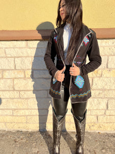 Black Charlotte Coat