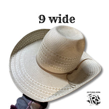 Load image into Gallery viewer, “ Waxahachie “ | MEN WESTERN COWBOY STRAW HAT 4 1/4 INCH BRIM