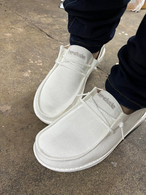 “ WENDY “ | WOMEN HEY DUDE STRETCH SLIP ON SHOE LIGHT GREY. 121410228