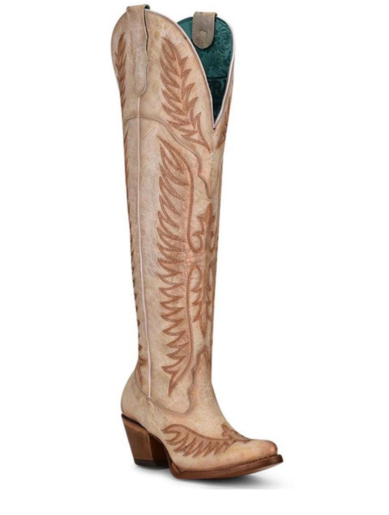 Women Corral boots | Orix with Cognac Stitching A4212