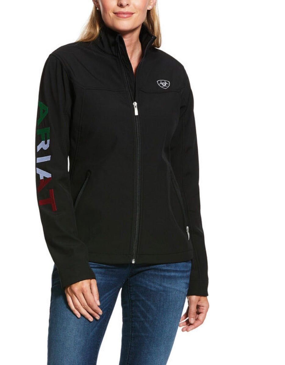 “ Isla “ | WOMEN ARIAT JACKET BLACK MEXICO FLAG 10031428