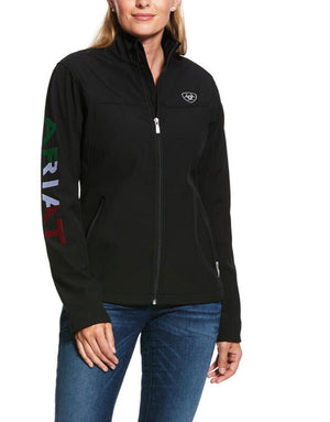 “ Isla “ | WOMEN ARIAT JACKET BLACK MEXICO FLAG 10031428