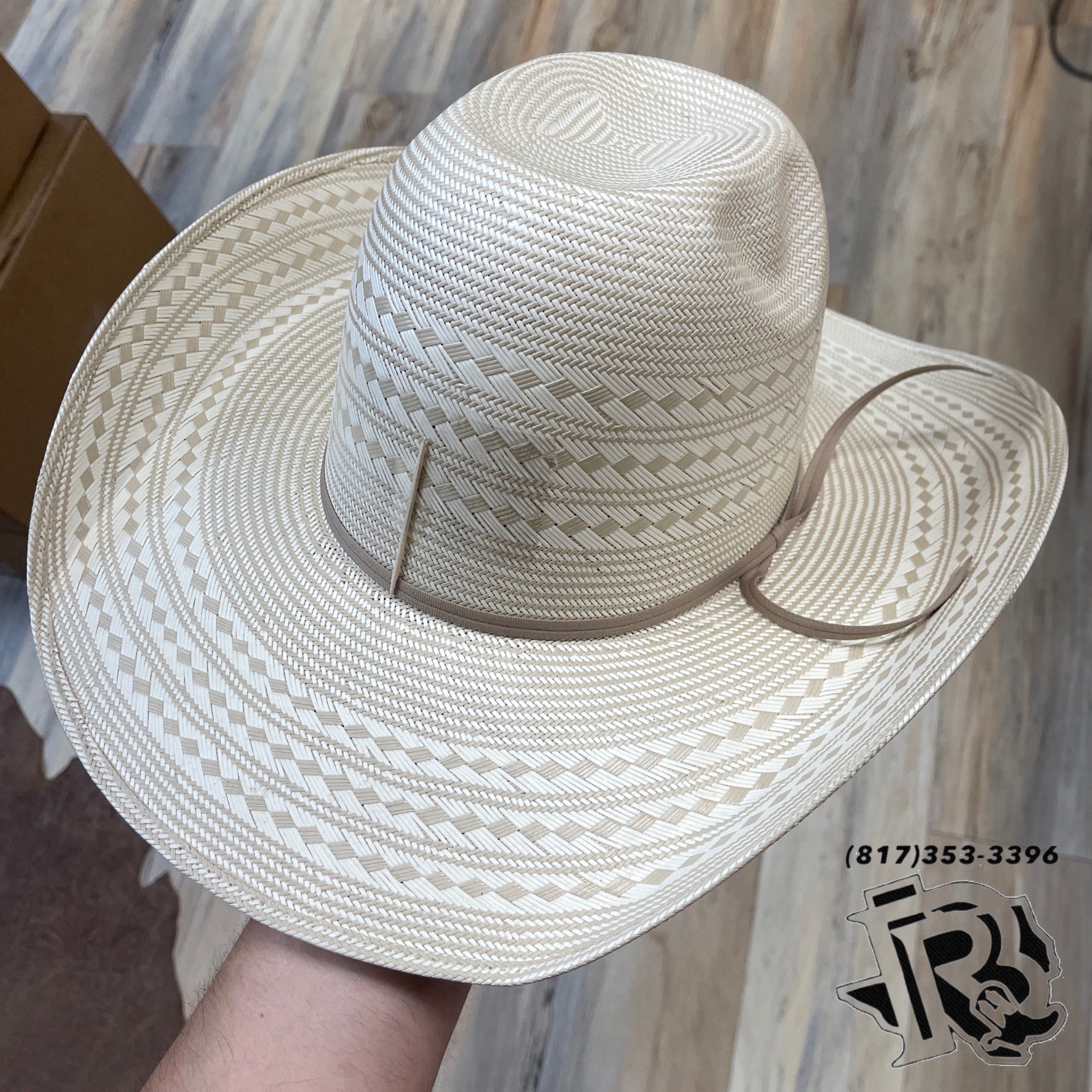 “ Waxahachie “ | MEN WESTERN COWBOY STRAW HAT 4 1/4 INCH BRIM