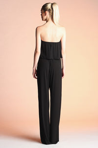 BLACK Strapless Jumpsuit