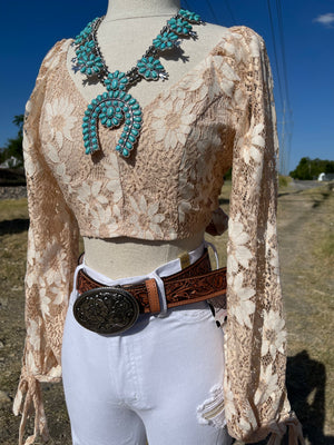 KIMMY TAUPE TOP