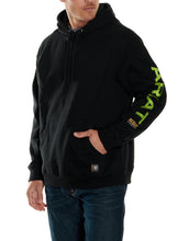 Load image into Gallery viewer, ARIAT MEN&#39;S REBAR BLACK WITH LIME GREEN LOGO PULLOVER HOODIE (10032993)
