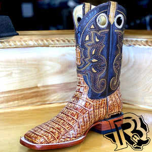 CAIMAN TAN MEN’S WESTERN WEAR BOOT ARANGO