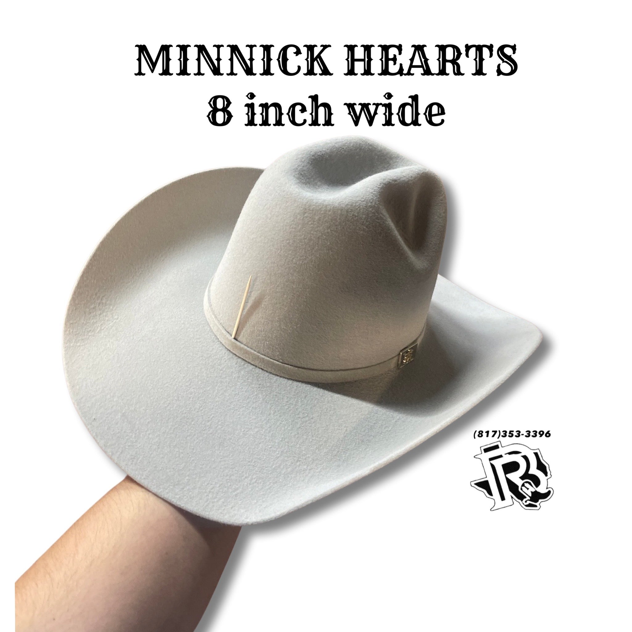 “ Santiago “ | MEN WOOL COWBOY HAT SILVERGREY OPEN CROWN