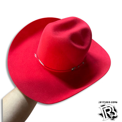 LUCKY 7X | RED RETRO COWBOY HAT