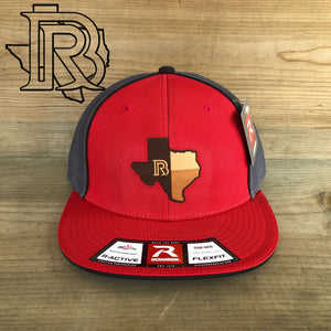 BR Leather Patch EDITION : Red/Gray