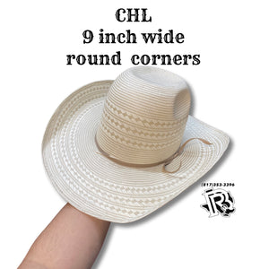 “ Waxahachie “ | MEN WESTERN COWBOY STRAW HAT 4 1/4 INCH BRIM