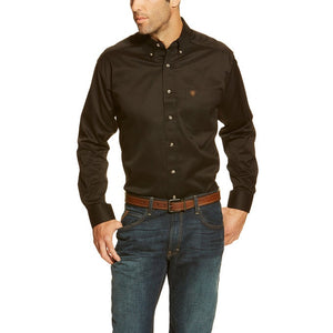 ARIAT MEN SHIRT | BLACK Team Logo Twill Shirt 10000502