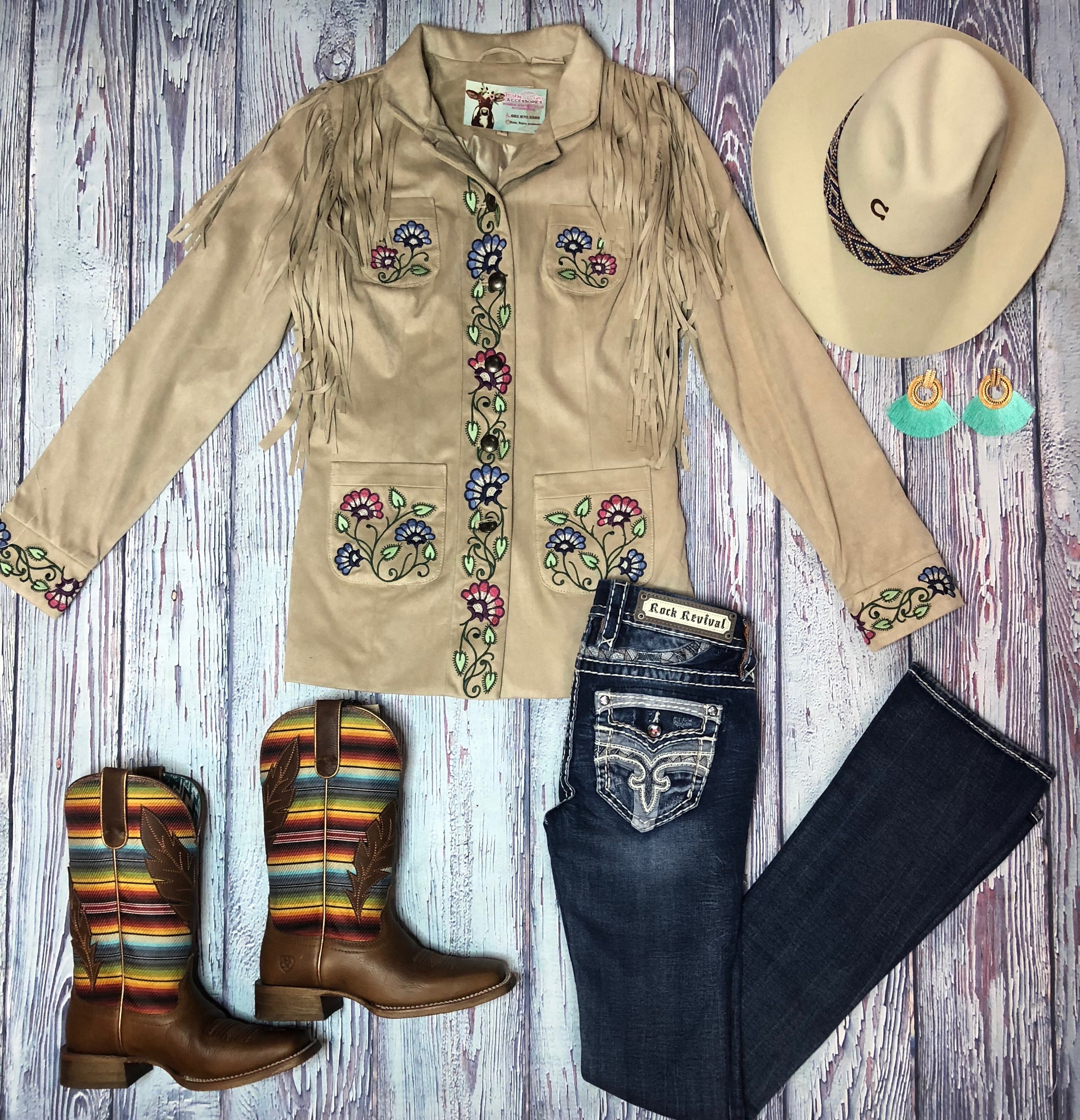 Beige Daisy Jacket