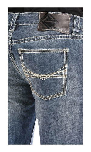 ROCK & ROLL COWBOY PISTOL REGULAR STRAIGHT LEG MEDIUM WASH JEANS