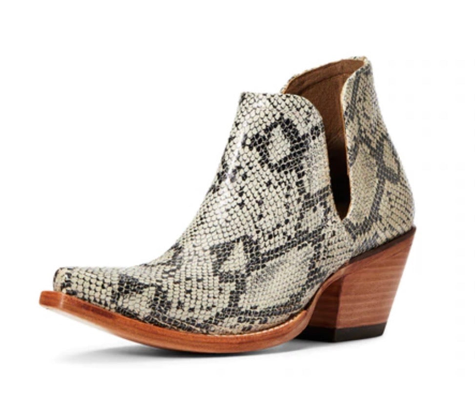 WOMEN'S ARIAT DIXON BLK WHT SNAKE (10034043)
