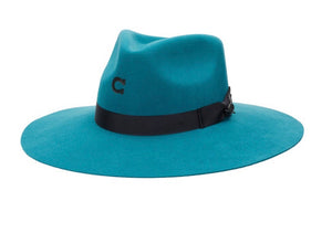 CHARLIE 1 HORSE HIGHWAY FELT - TEAL OR TURQUOISE