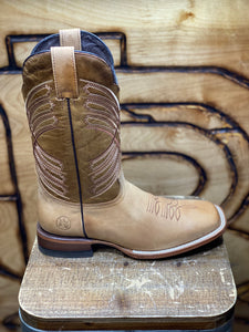 LIGHT BROWN BOOTS HANDMADE SQUARE TOE