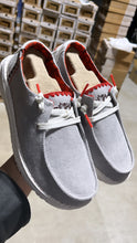 Load image into Gallery viewer, “ WENDY “ | WOMEN HEY DUDE STRETCH SLIP ON SHOE LIGHT GREY 121413324