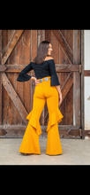Load image into Gallery viewer, Ruffle bell bottoms