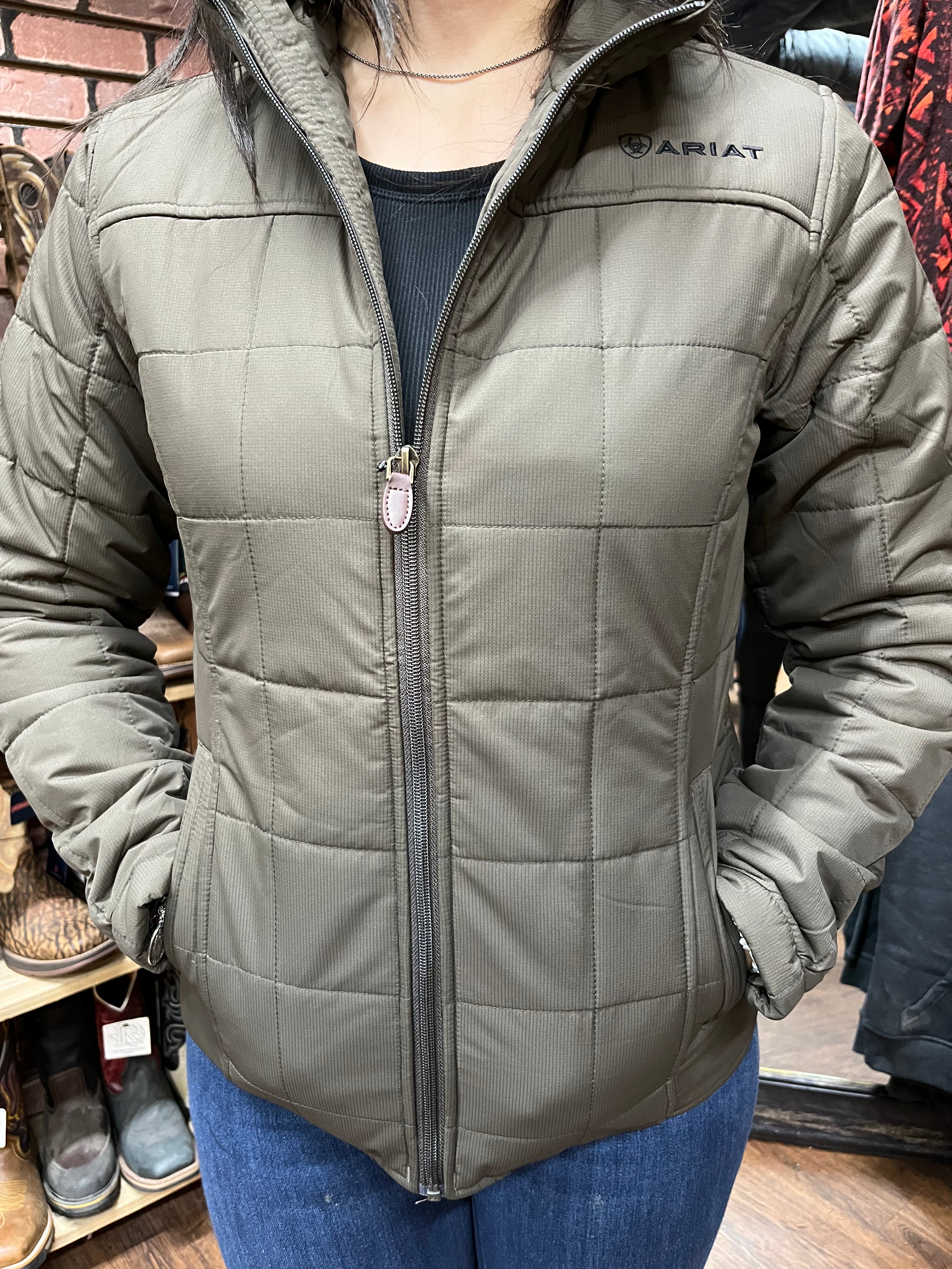 “ Elsie “ | WOMEN ARIAT JACKET BROWN 10041583