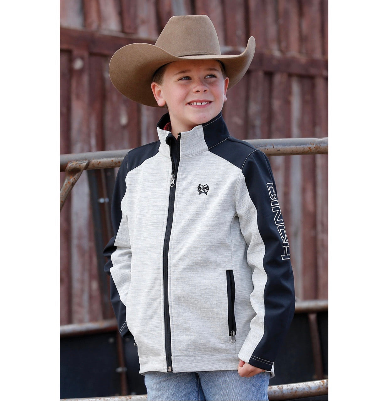 CINCH BOYS JACKET GREY Botas Rojero