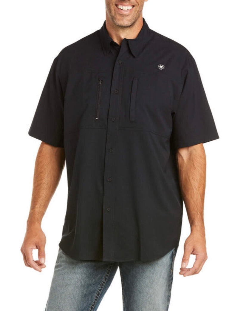 “ Carter “ | MEN'S ARIAT VENTTEK CLSSC SS SHIRT BLACK 10034960