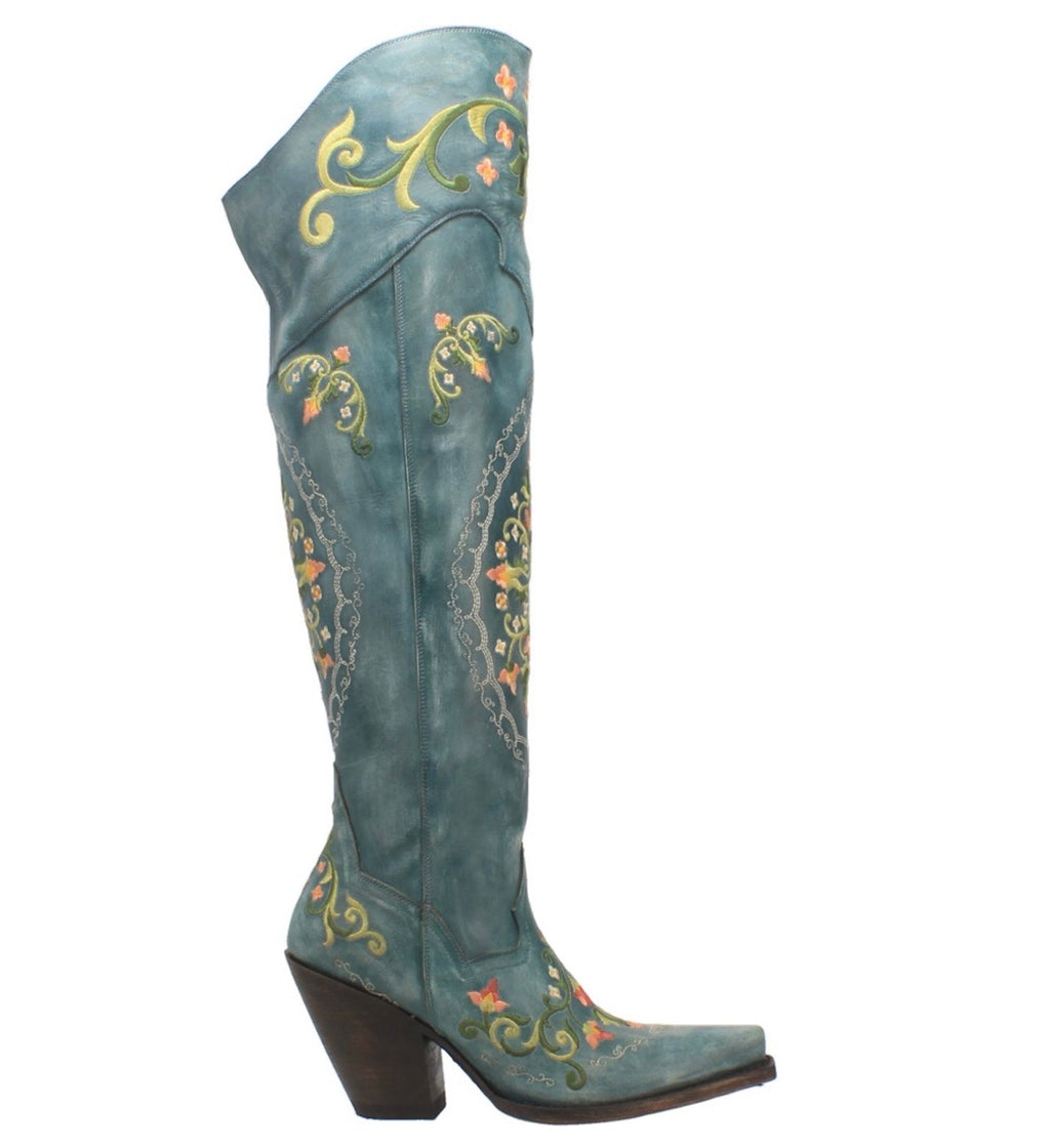 FLOWER CHILD LEATHER BOOTS DP3271 DAN POST