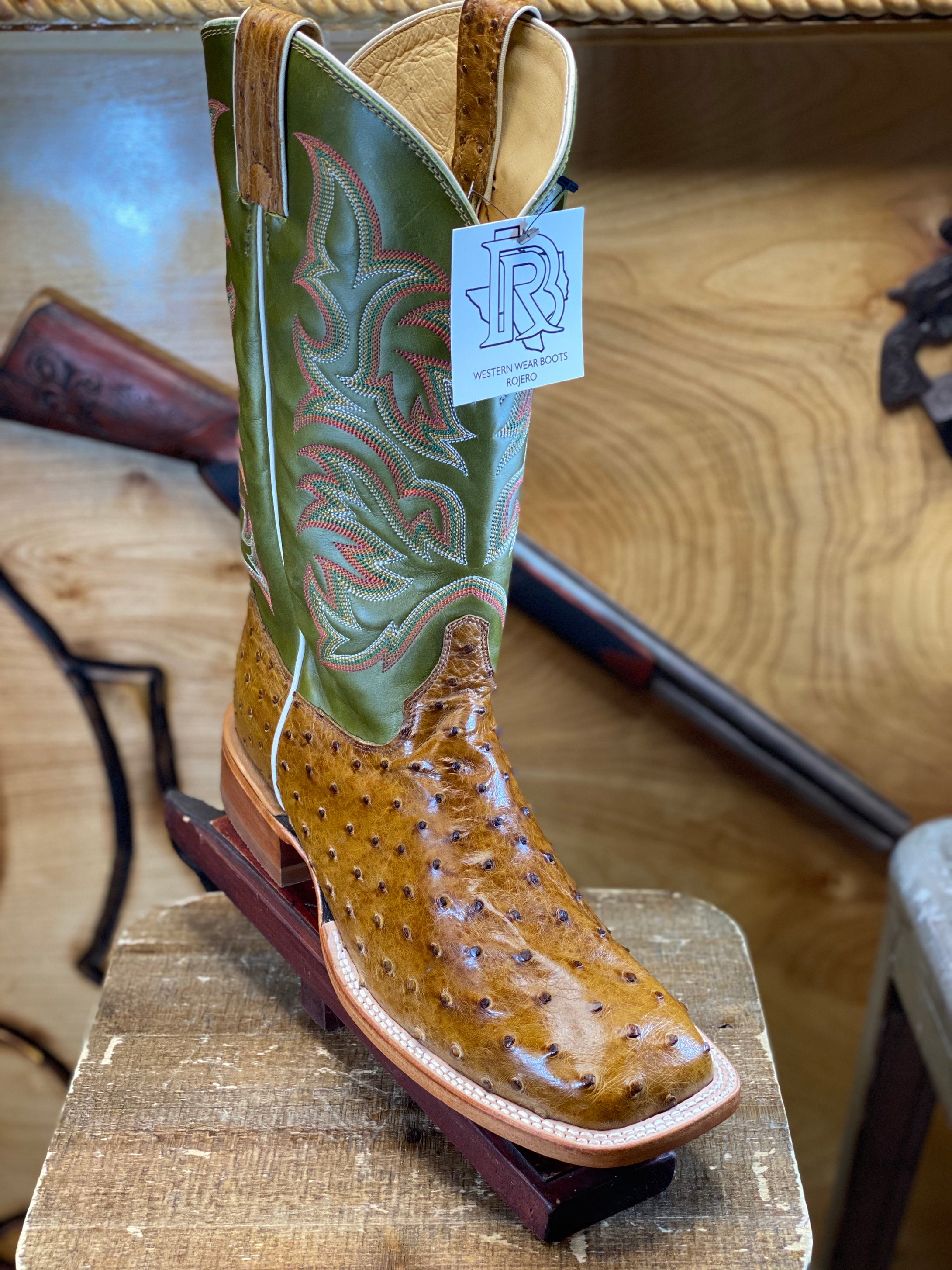 8574 JUSTIN BOOTS ®️ ORIGNAL Ostrish