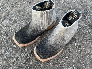 KIDS BOTIN PELO GRIS/NEGRO