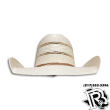 Load image into Gallery viewer, “ George “ | TWISTER BANGORA HAT IVORY/TAN COWBOY HAT T71858
