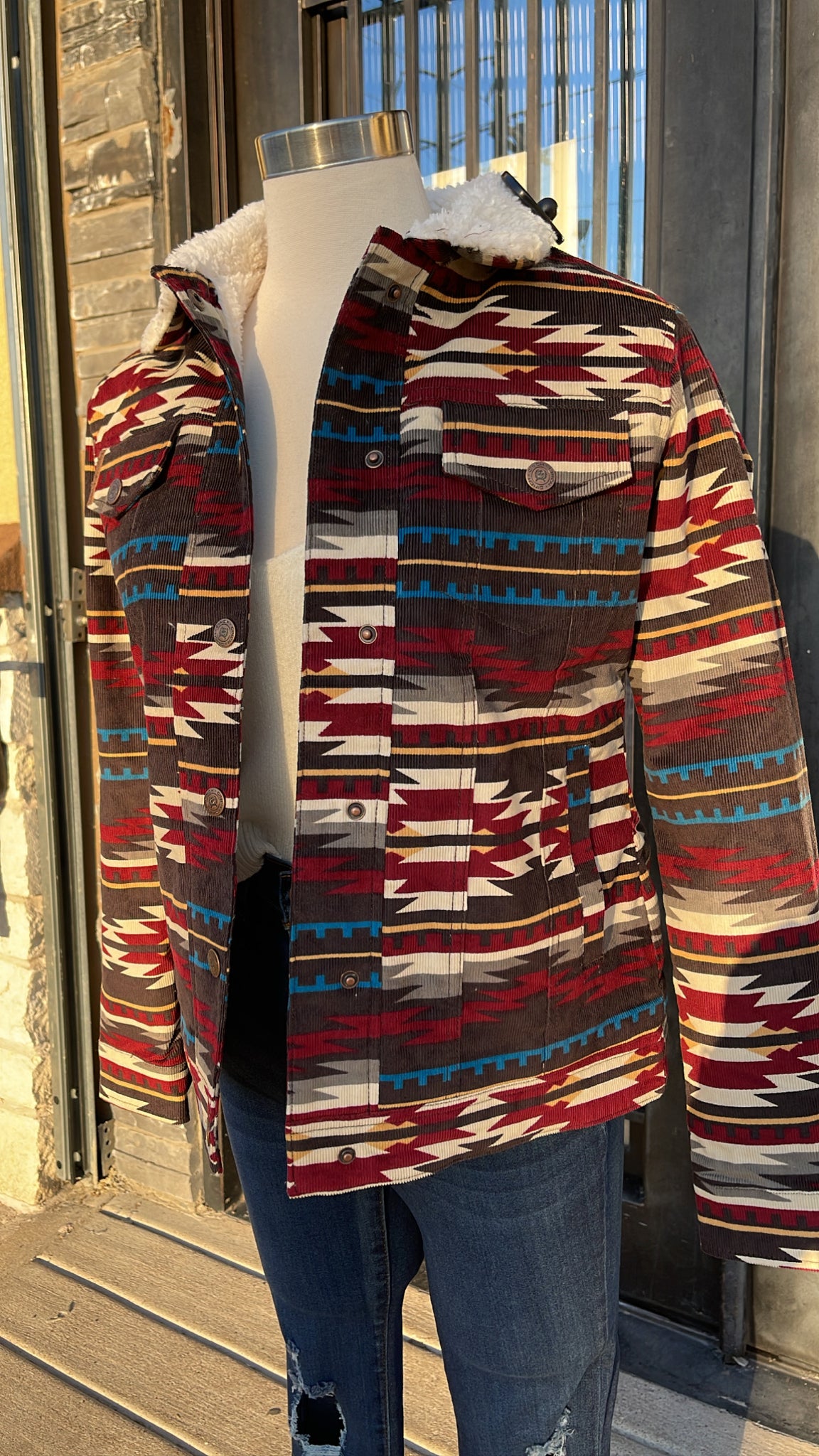 Zara sale aztec jacket