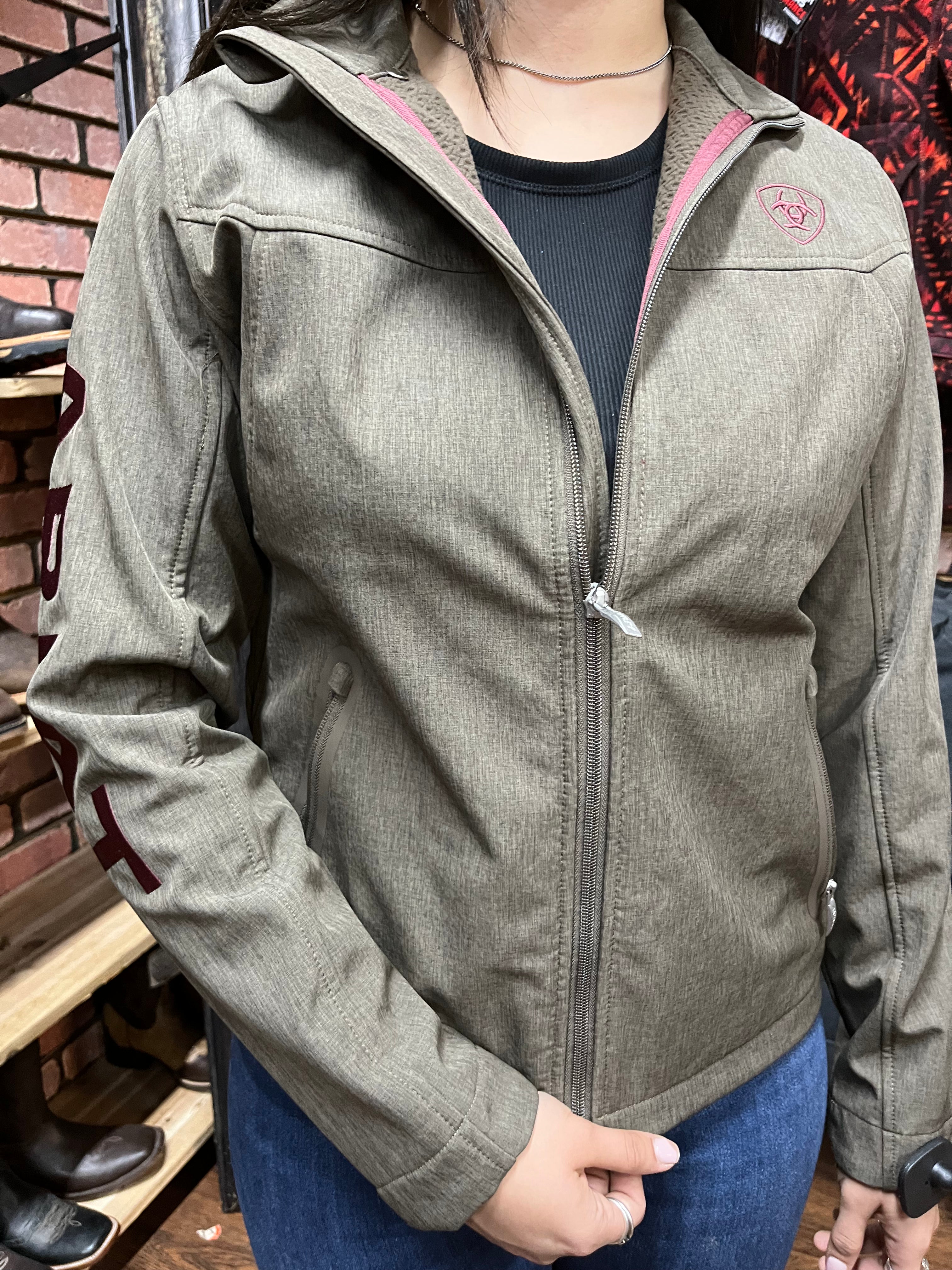 “ Emily “ | WOMEN ARIAT JACKET BROWN SOFT SHELL 10041282