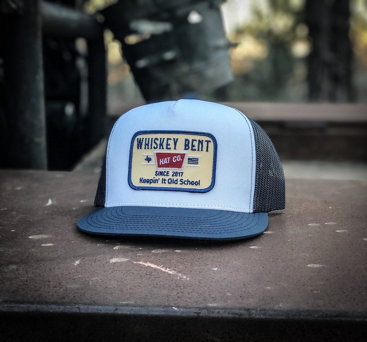 WHISKEY BENT HAT CO : BREWSKI NAVY WHITE