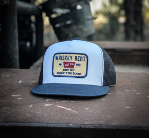 WHISKEY BENT HAT CO : BREWSKI NAVY WHITE