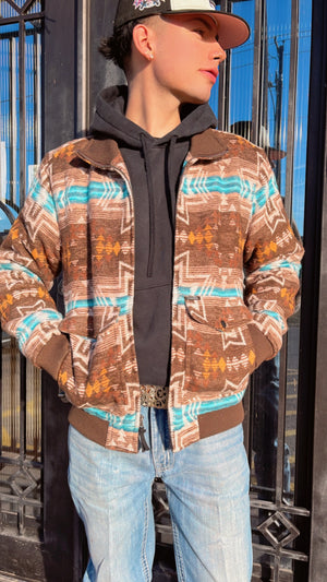 “ Anthony “ | ROCK&ROLL Cotton Aztec Bomber Coat RRMO92RZX5