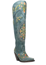 Load image into Gallery viewer, FLOWER CHILD LEATHER BOOTS DP3271