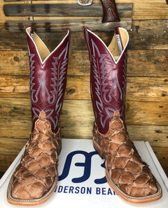 ANDERSON BEAN | CIGAR FIS-H MEN WESTERN SQUARE TOE BOOTS STYLE: 2022