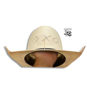 TWISTER 10X | “ X & DIAMONDS “ SHANTUNG HAT NATURAL T73908