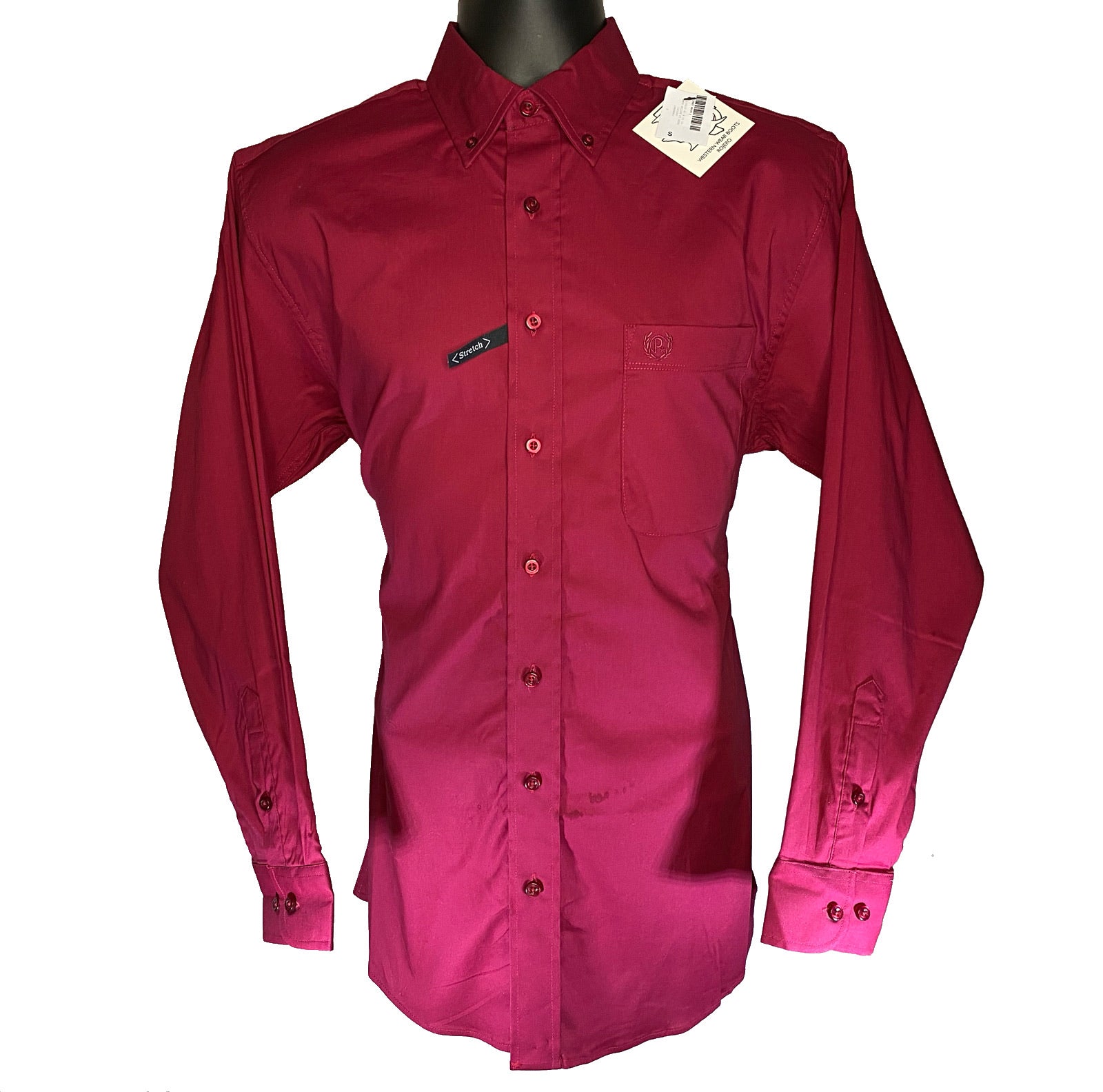 MENS CABERNET LONG SLEEVE BUTTON DOWN 36D2201