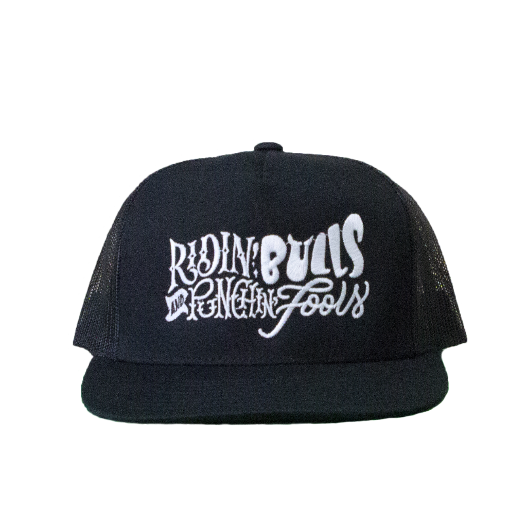 Revamp Ridin' Bulls & Punchin' Fools Black Mesh