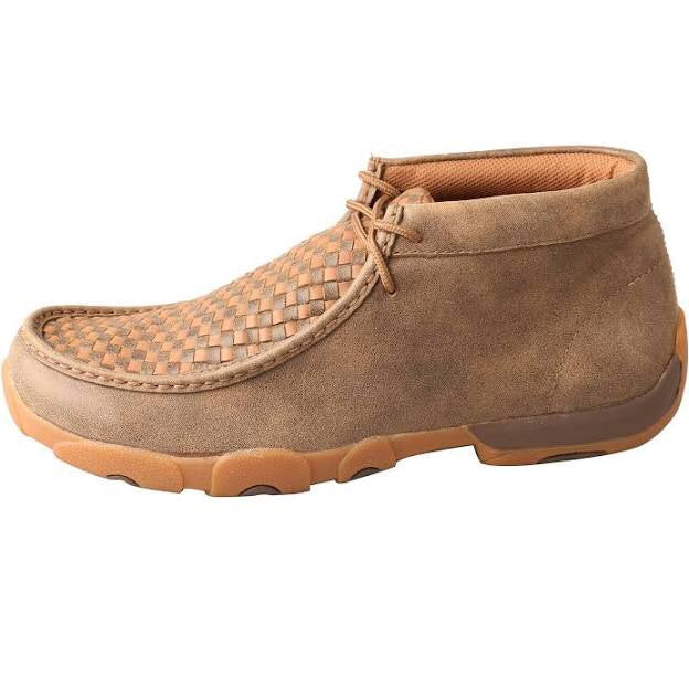 TWISTED X | Men’s Chukka Driving Moc BASKET WEAVED BROWN (MDM0033)