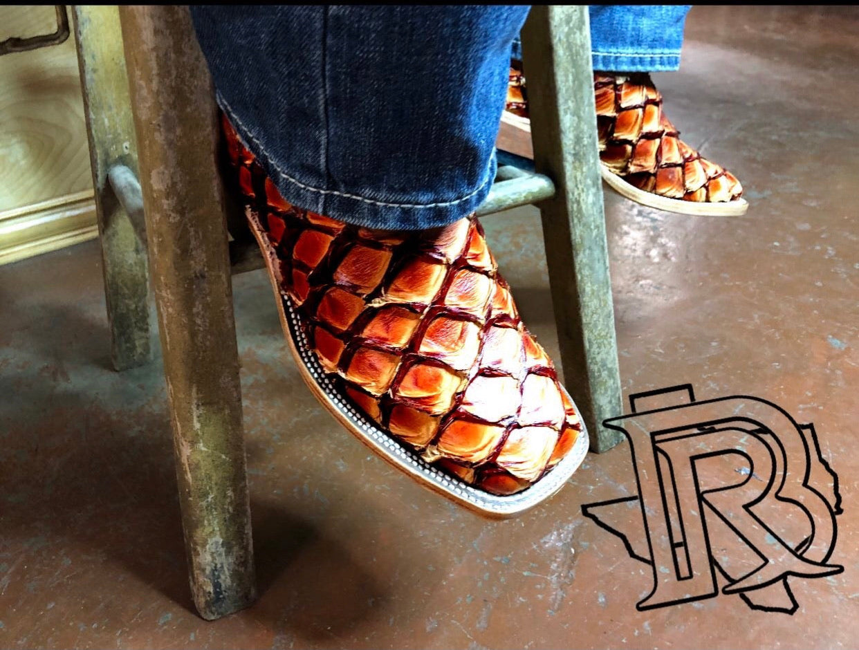 Anderson bean fish scale boots deals